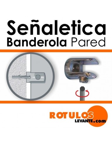 Señalética Banderola 150x200