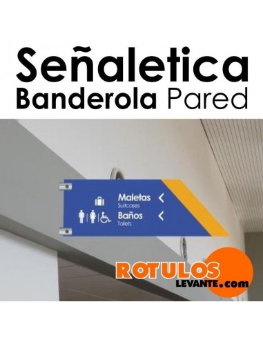 Señalética Banderola 150x200