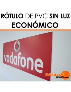 RÓTULOS SIN LUZ