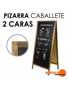 Pizarra caballete 2 Caras