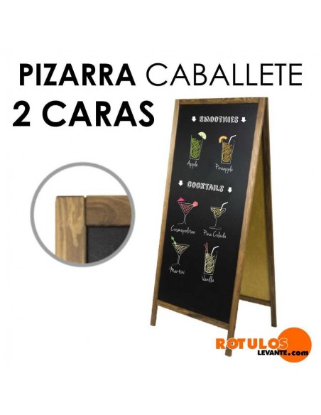 Pizarra caballete 2 Caras