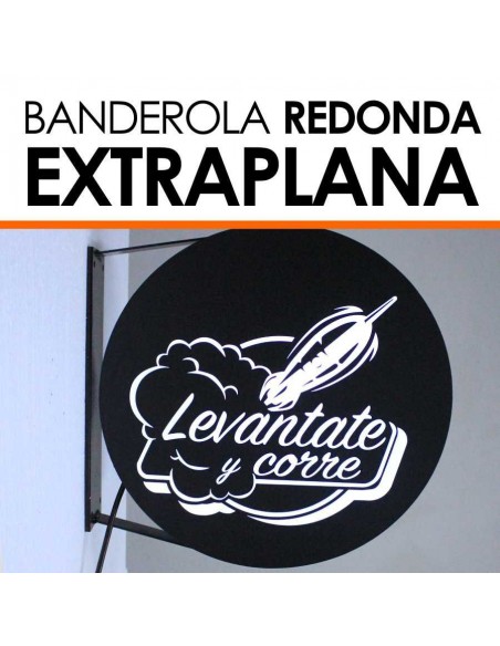 Banderola luminosa plana