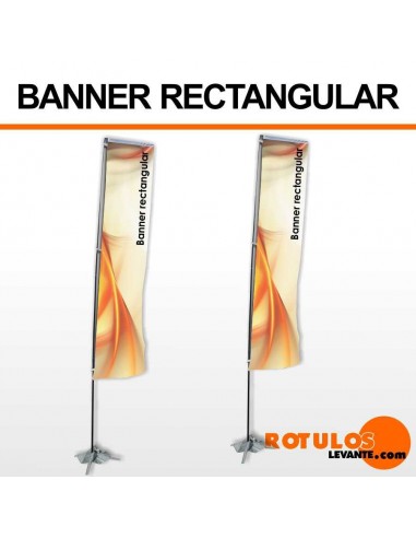 Fly banner rectangular