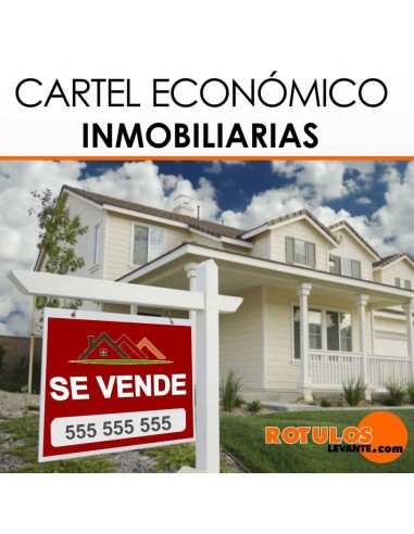 Carteles para inmobiliarios impreso