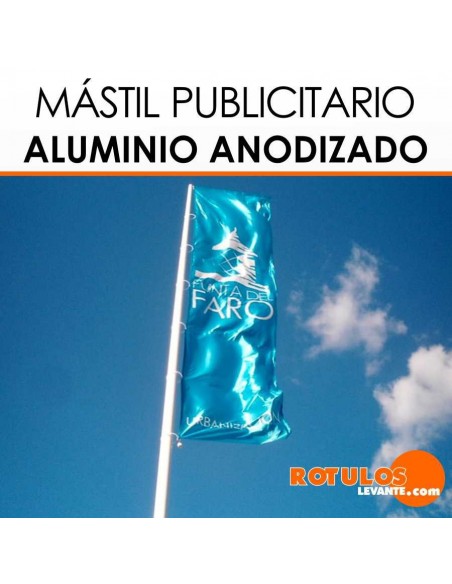Mástil de aluminio publicitario