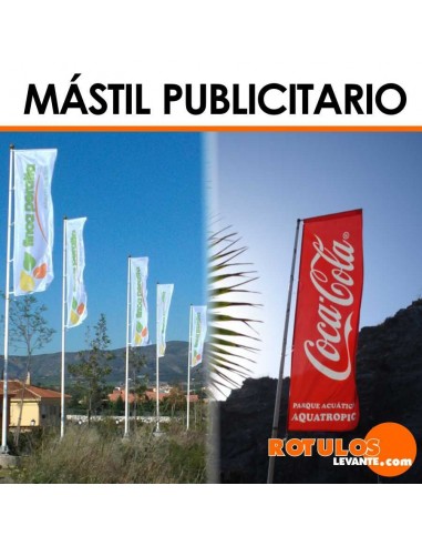 Mástil de aluminio publicitario