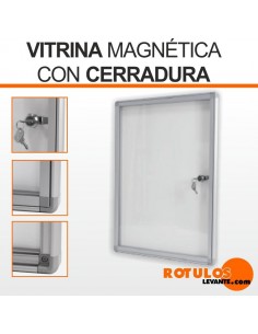 Vitrina magnética anuncios