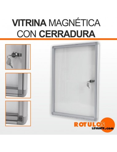 Vitrina magnética anuncios