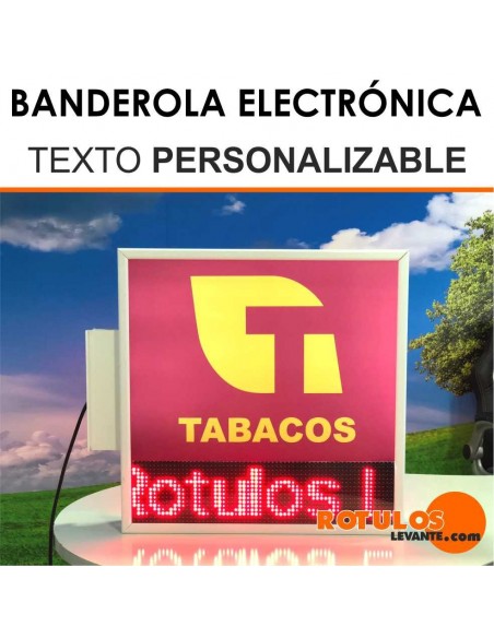 Banderolas luminosas con temperatura