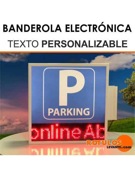 Banderolas luminosas con temperatura