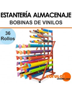 Almacenaje bobinas de vinilo móvil