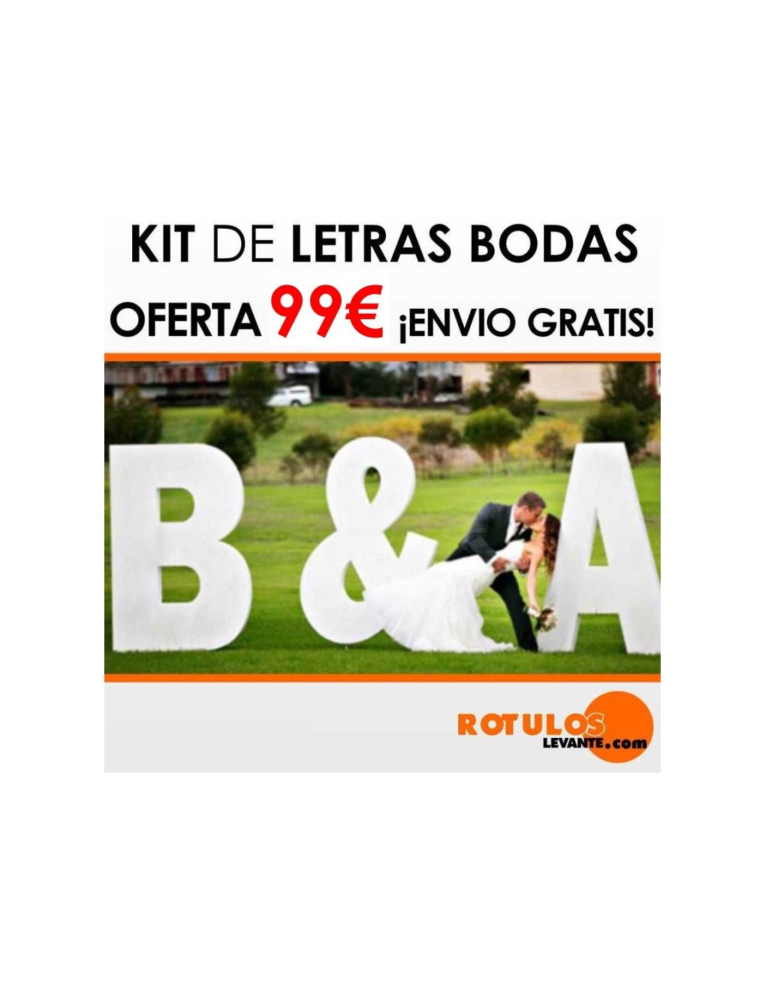 Letras de CORCHO gigantes, letras gigantes para bodas