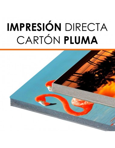 Impresión directa cartón pluma