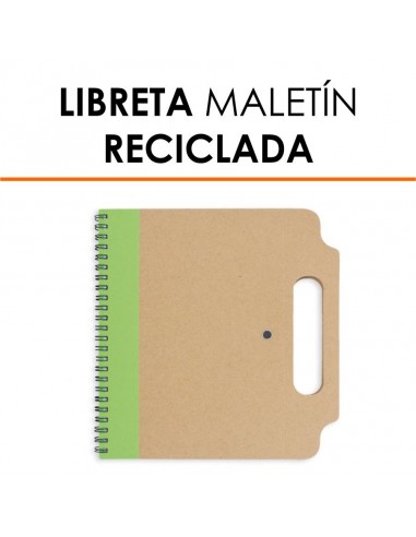 Libreta maletín reciclada