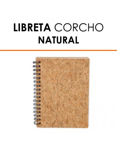 Libreta corcho natural