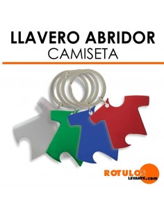 Llavero camiseta abridor