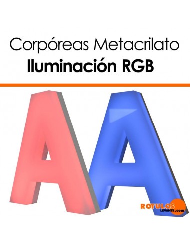Corpóreas metacrilato macizo