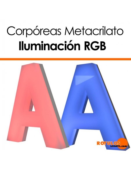 Corpóreas metacrilato macizo