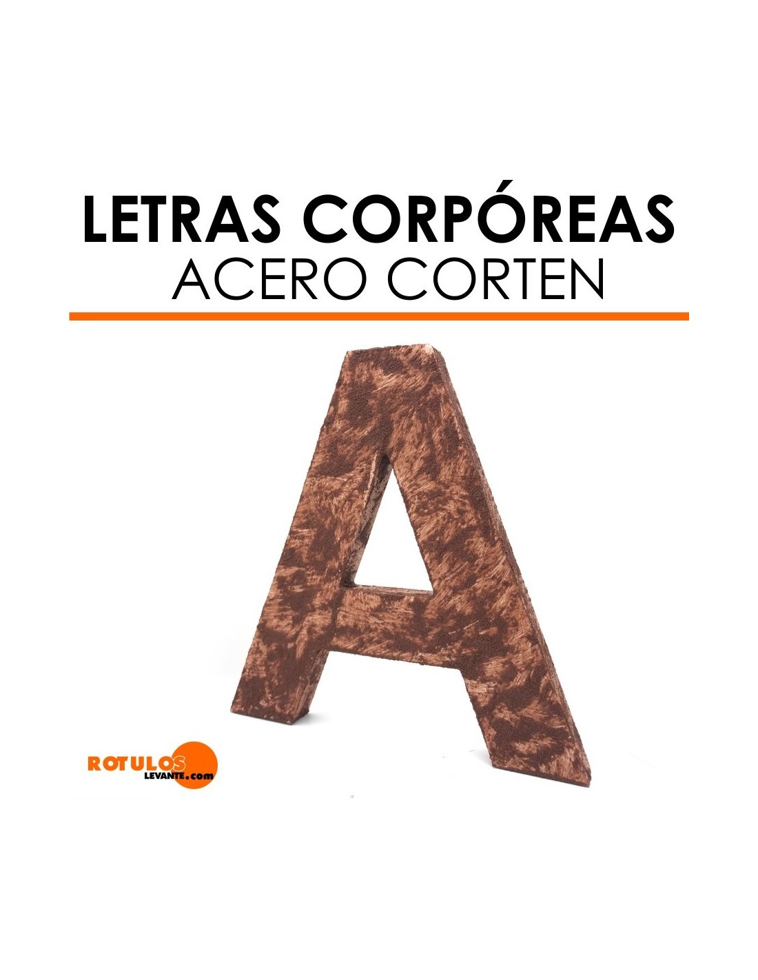 Letras corporeas Gigantes XXL metalicas