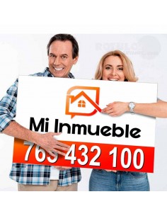 Carteles para inmobiliarios impreso 2