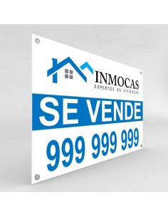 Carteles para inmobiliarias, cartel se vende polipropileno