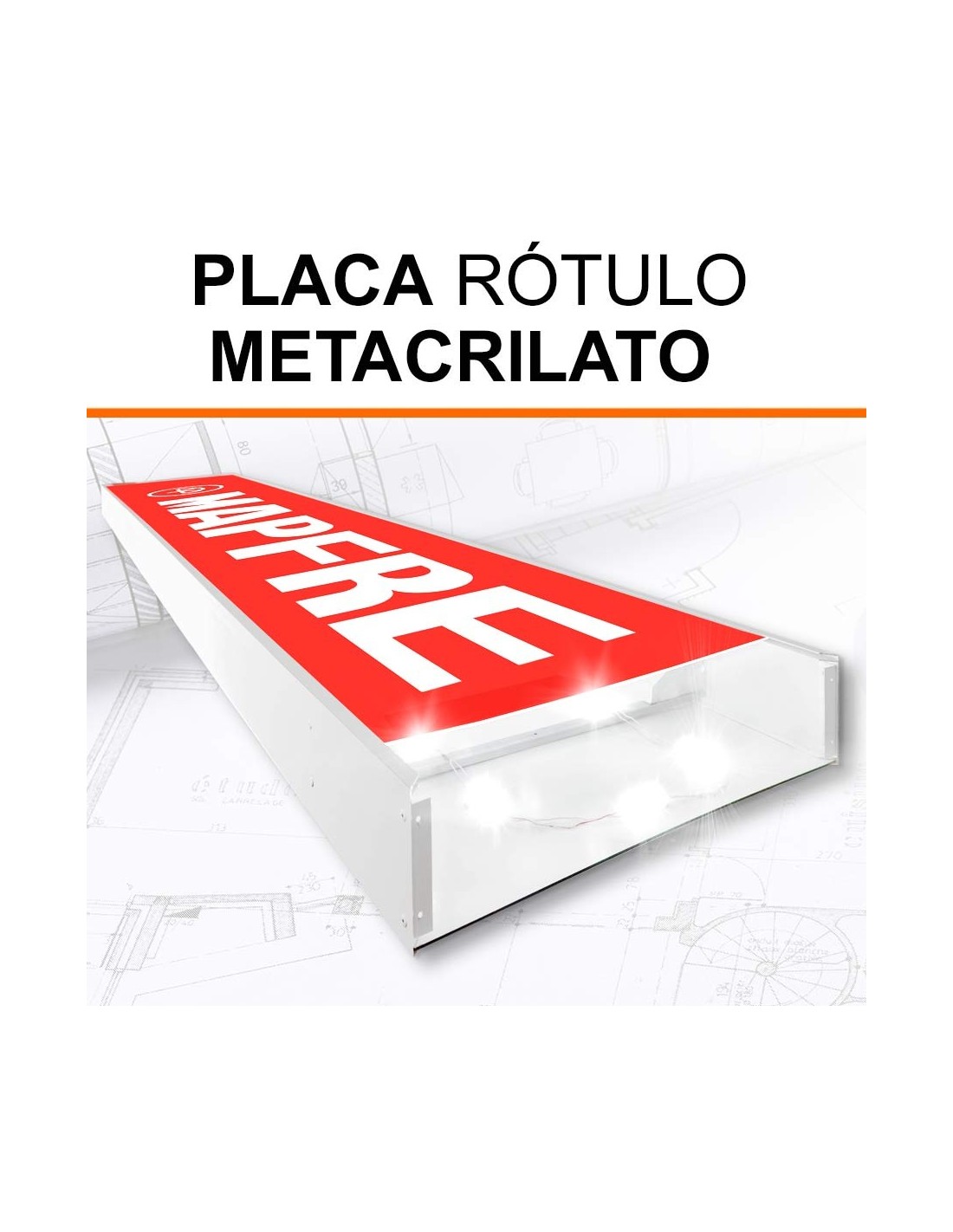 Doble placa de metacrilato