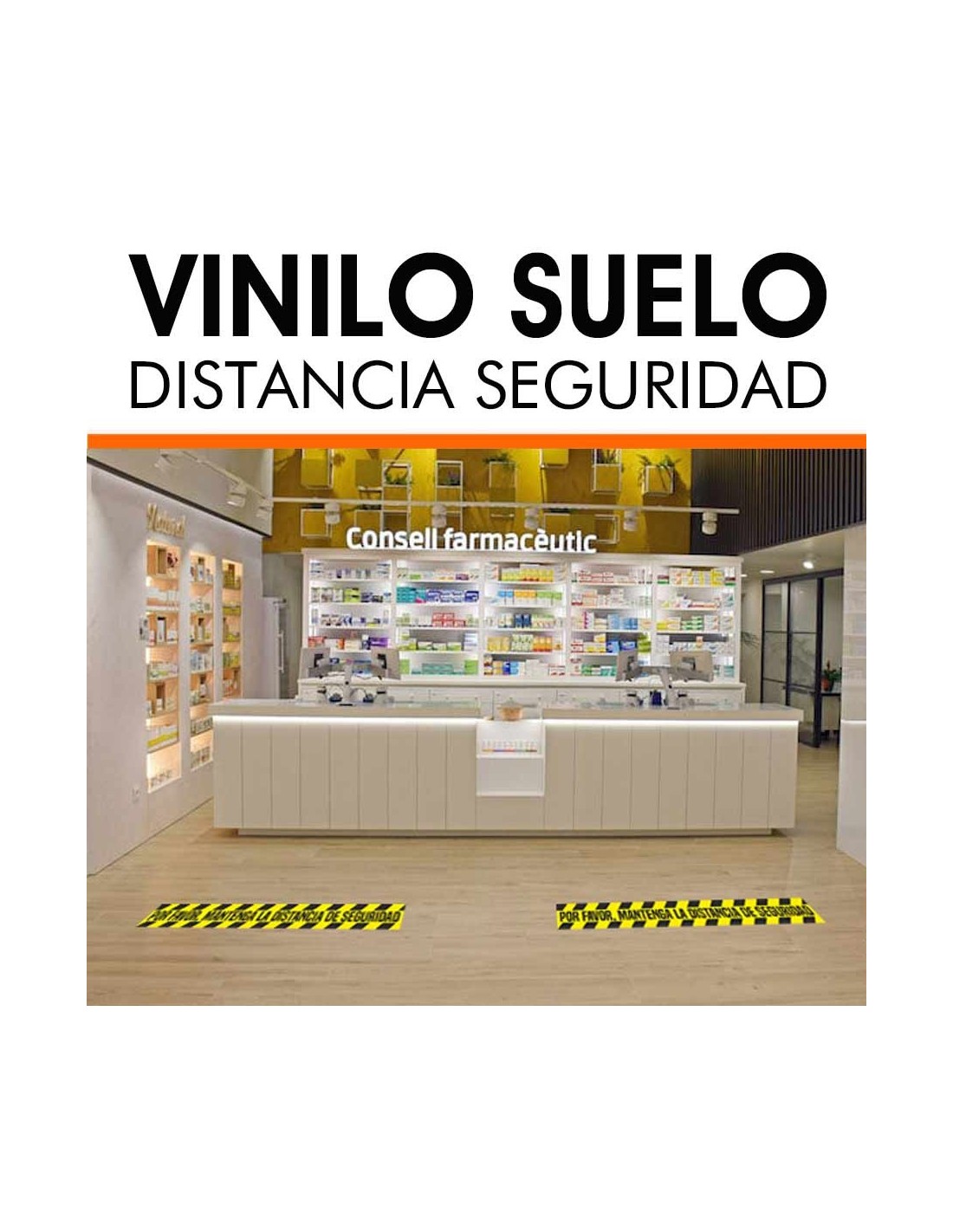 Vinilo de Distancia de Seguridad