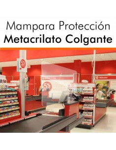 MAMPARAS METACRILATO COLGANTES