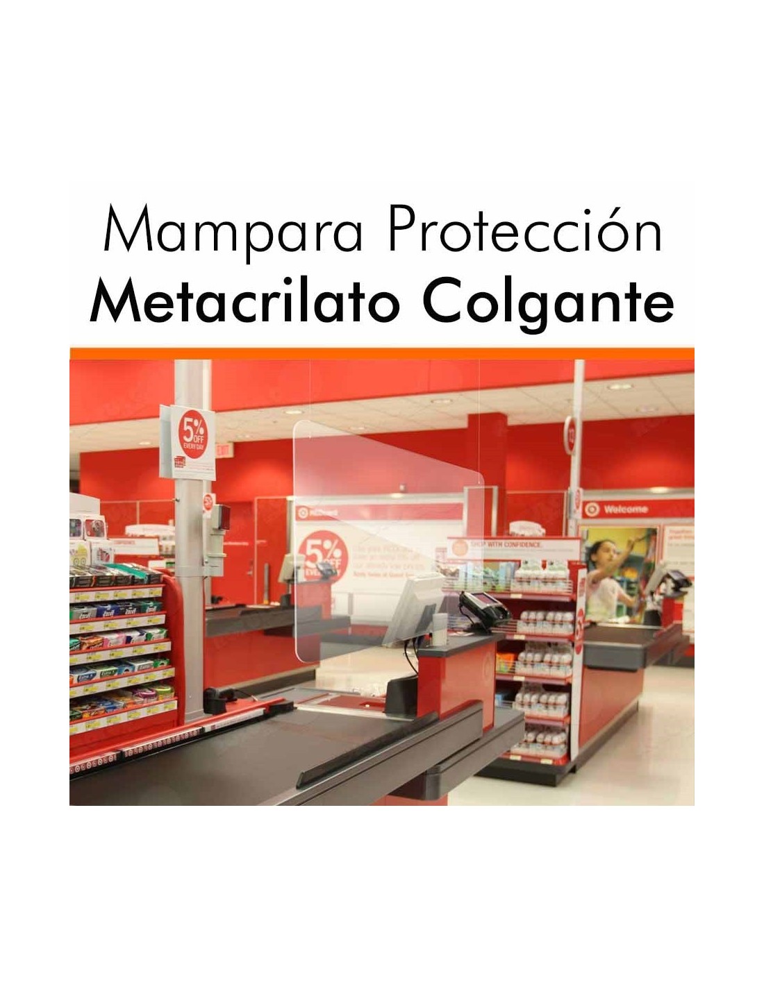 Mamparas colgantes