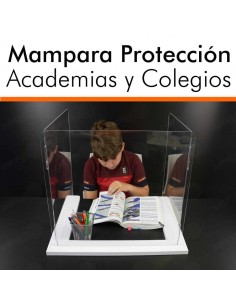 MAMPARA PARA ACADEMIA - COLEGIO