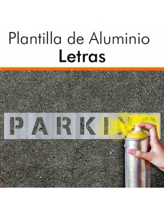 Plantillas para pintar letras