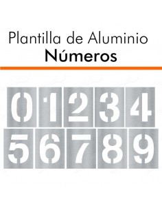 Plantilla para pintar Números 2
