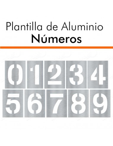 Plantilla para pintar Números