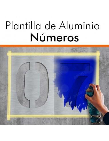 Plantilla para pintar Números