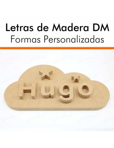 LETRAS DE MADERA CON FORMA