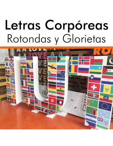 RÓTULO O CORPÓREAS PARA ROTONDAS