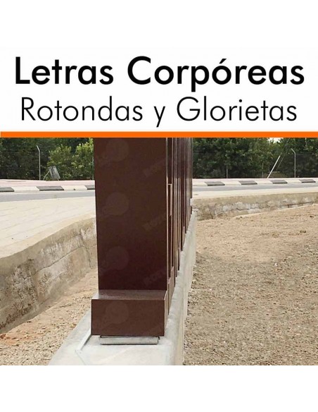 RÓTULO O CORPÓREAS PARA ROTONDAS