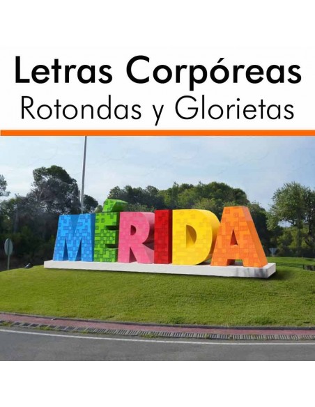 RÓTULO O CORPÓREAS PARA ROTONDAS