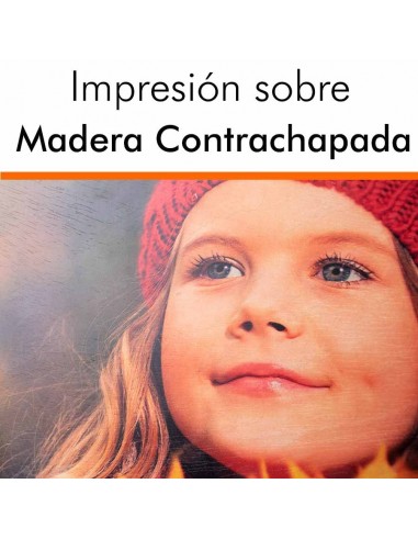 Foto en madera contrachapada