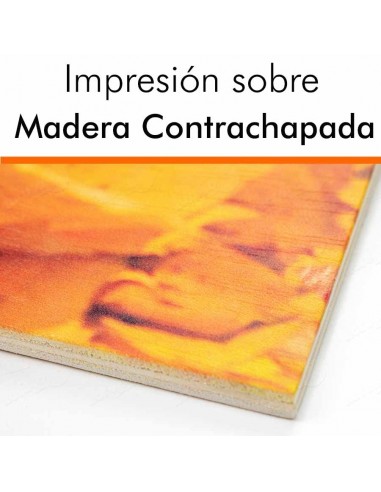 Foto en madera contrachapada