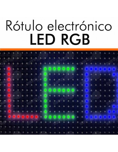 Letreros programables led RGB