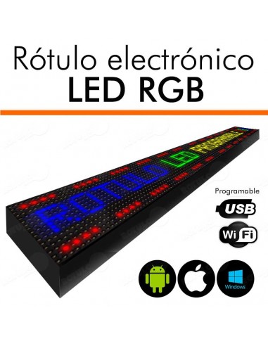 Letreros programables led RGB