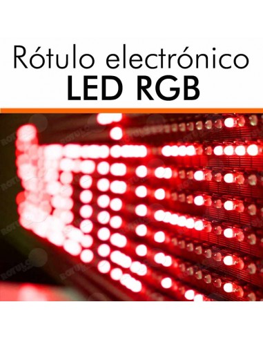 Letreros programables led RGB