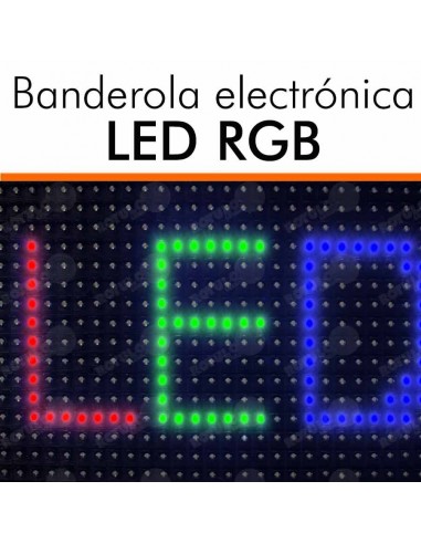 Banderola electrónica RGB