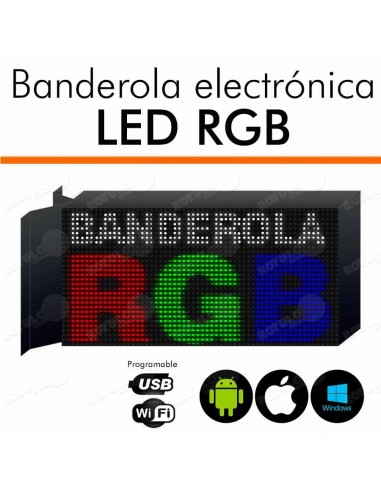 Banderola electrónica RGB
