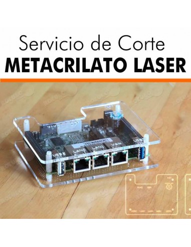 Corte metacrilato láser