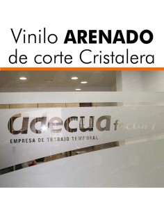 Vinilo Arenado Glaseado