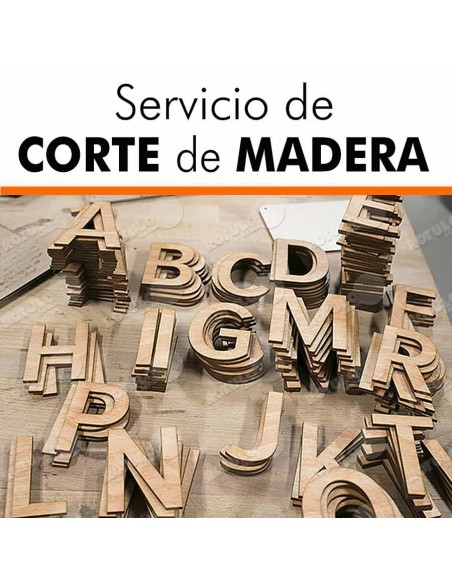 Corte madera láser