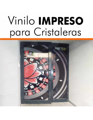 Vinilo impreso para cristalera