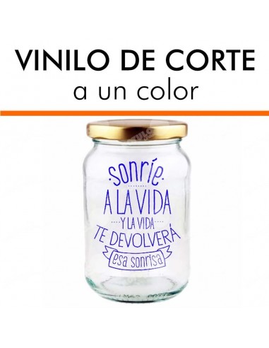 Vinilo de corte un color